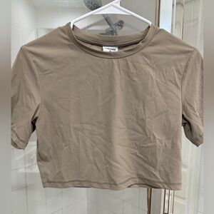 Gymshark Taupe Crop Top